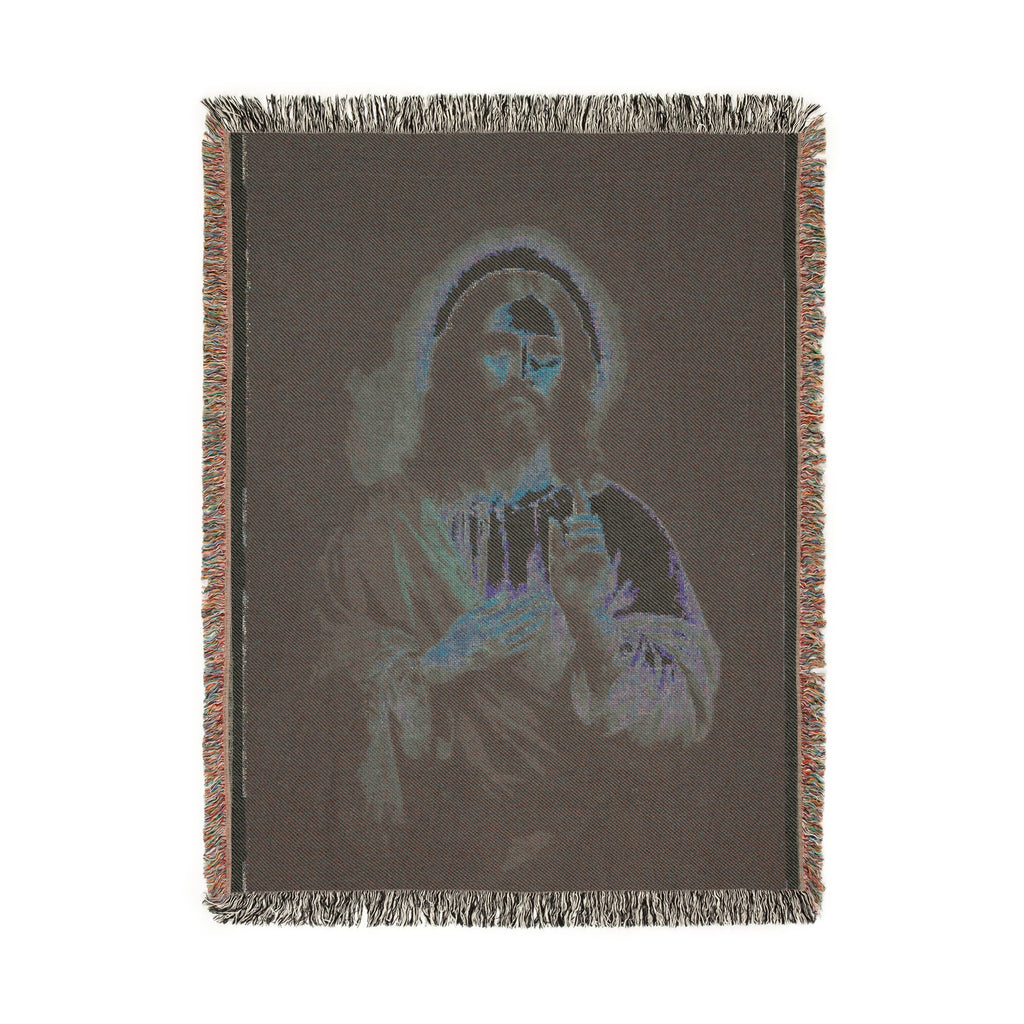 Jesus Christ - 100% Cotton Woven Blanket