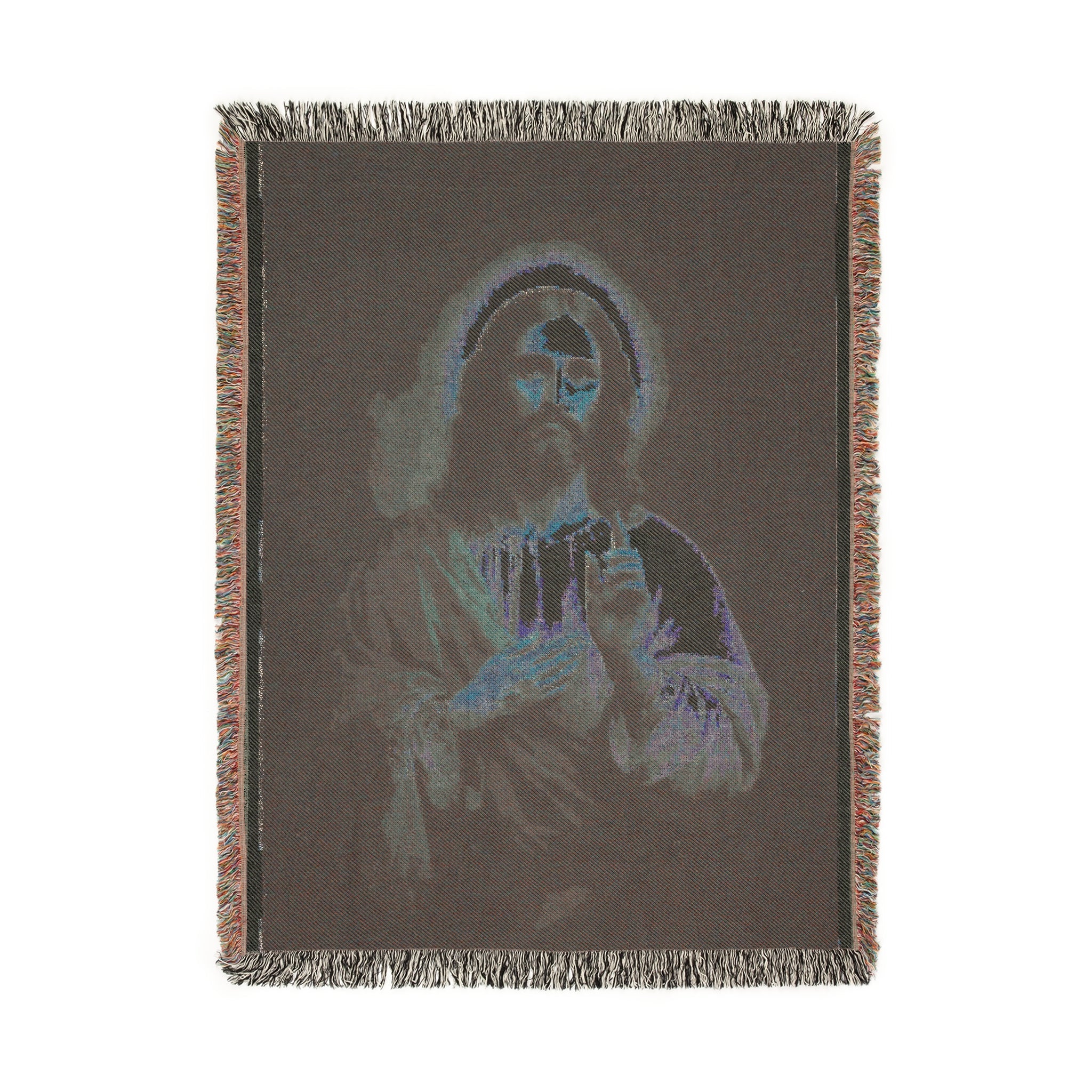 Jesus Christ - 100% Cotton Woven Blanket