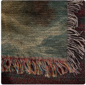 Christian Blanket Matthew 14:31 - 100% Cotton Woven Blanket